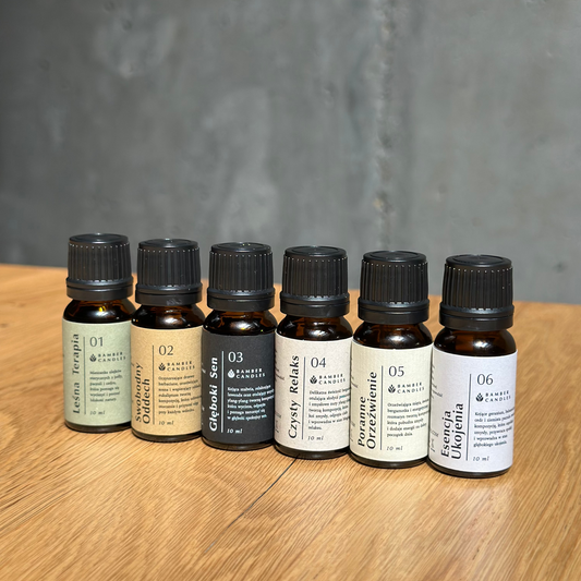 Zestaw 6 mieszanek olejków eterycznych