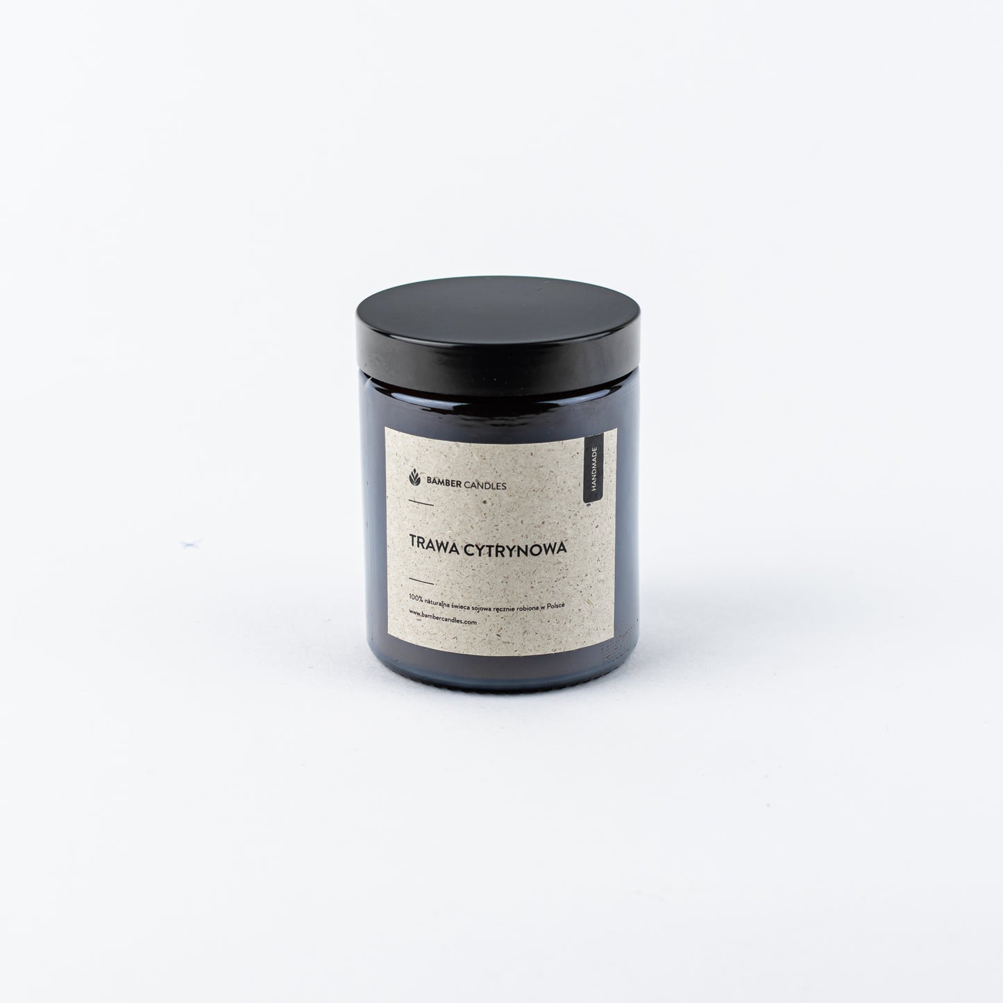Aromatherapy Candle in Amber Glass
