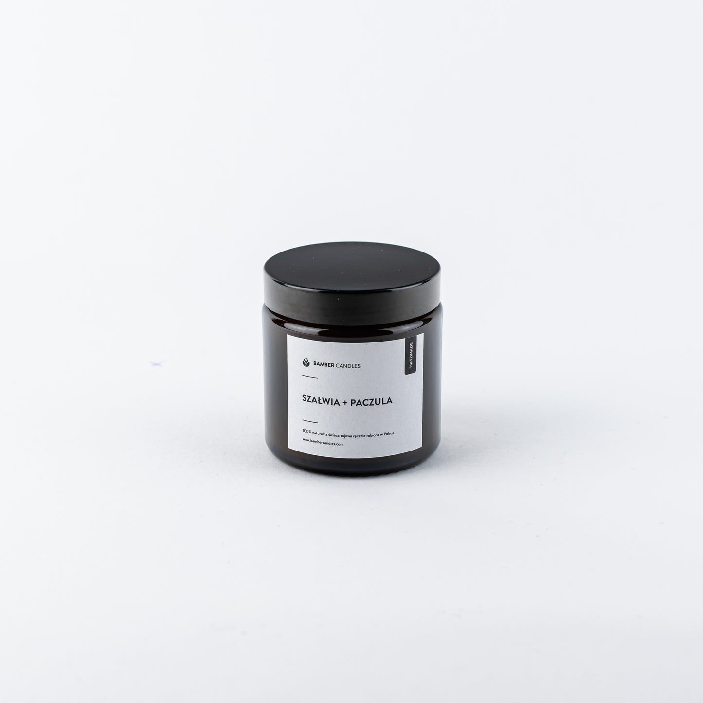 Aromatherapy Candle in Amber Glass