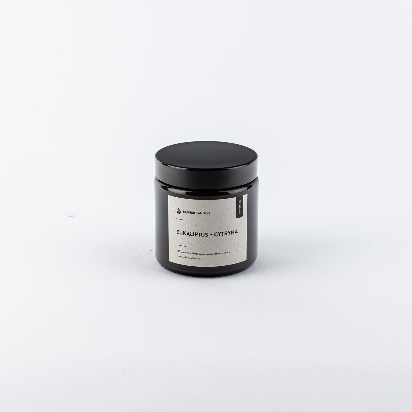 Aromatherapy Candle in Amber Glass
