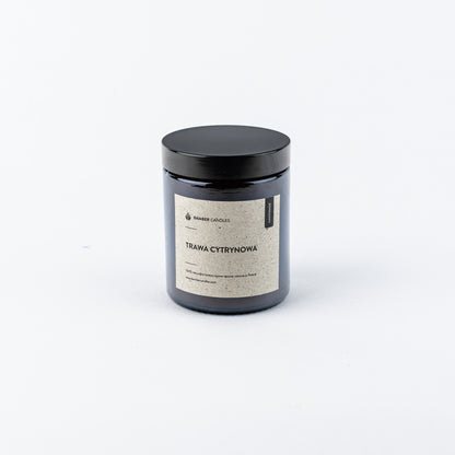 Aromatherapy Candle in Amber Glass