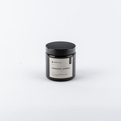 Aromatherapy Candle in Amber Glass